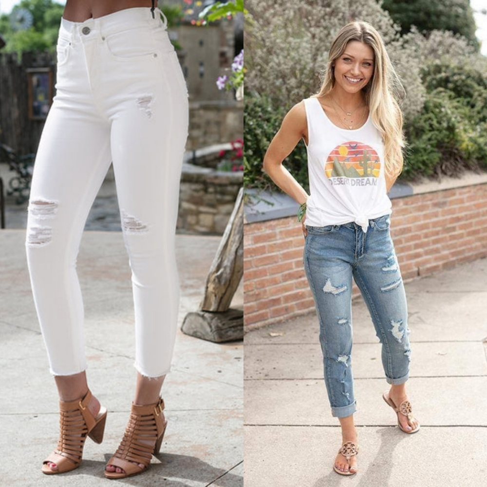 Lot Grace and Lace Denim Jeans